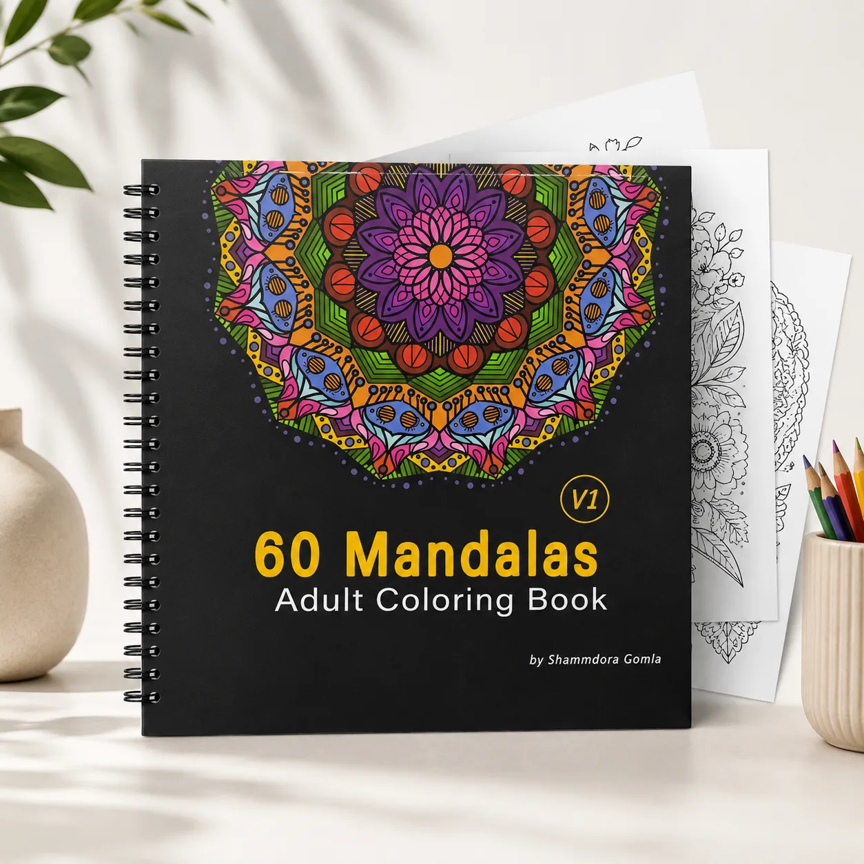 كراسة تلوين مانديلا 60 رسمة – شمندورة