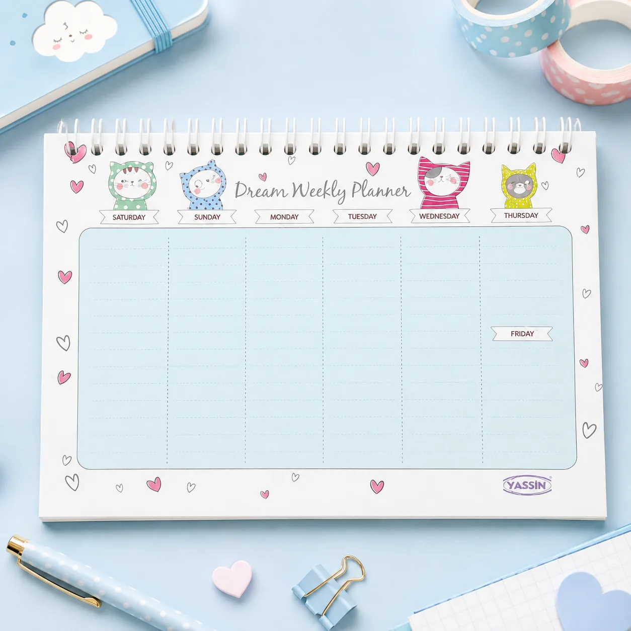بلانر أسبوعى سلك Dream Weekly Planner