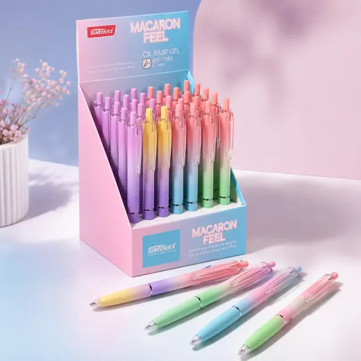 قلم جيل TonTon Macaron Feel ألوان باستيل – 0.7 مم