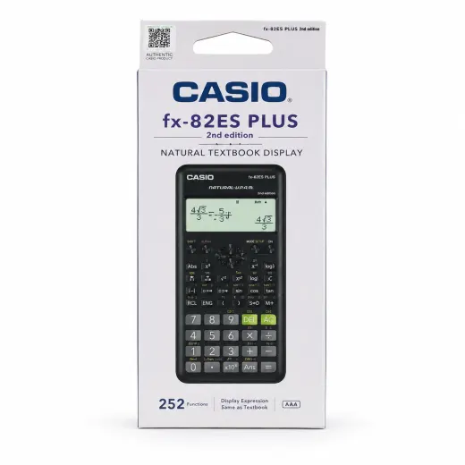 آلة حاسبة علمية كاسيو CASIO fx-82ES PLUS الإصدار الثاني – 252 وظيفة