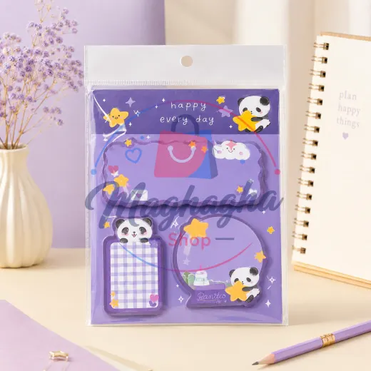 ستيكى نوت باندا 3 في 1 – Happy Every Day
