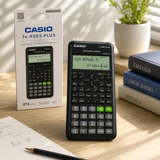 آلة حاسبة علمية كاسيو الأصلية CASIO fx-95ES PLUS – الإصدار الثانى - 274 وظيفة